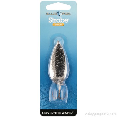 Blue Fox® Strobe® 3/8 oz. Hammered Silver Tear Spoon Fishing Lure 4503101